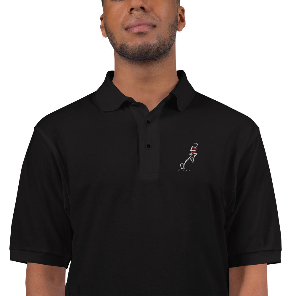 CE RUNNER Men's Premium Polo