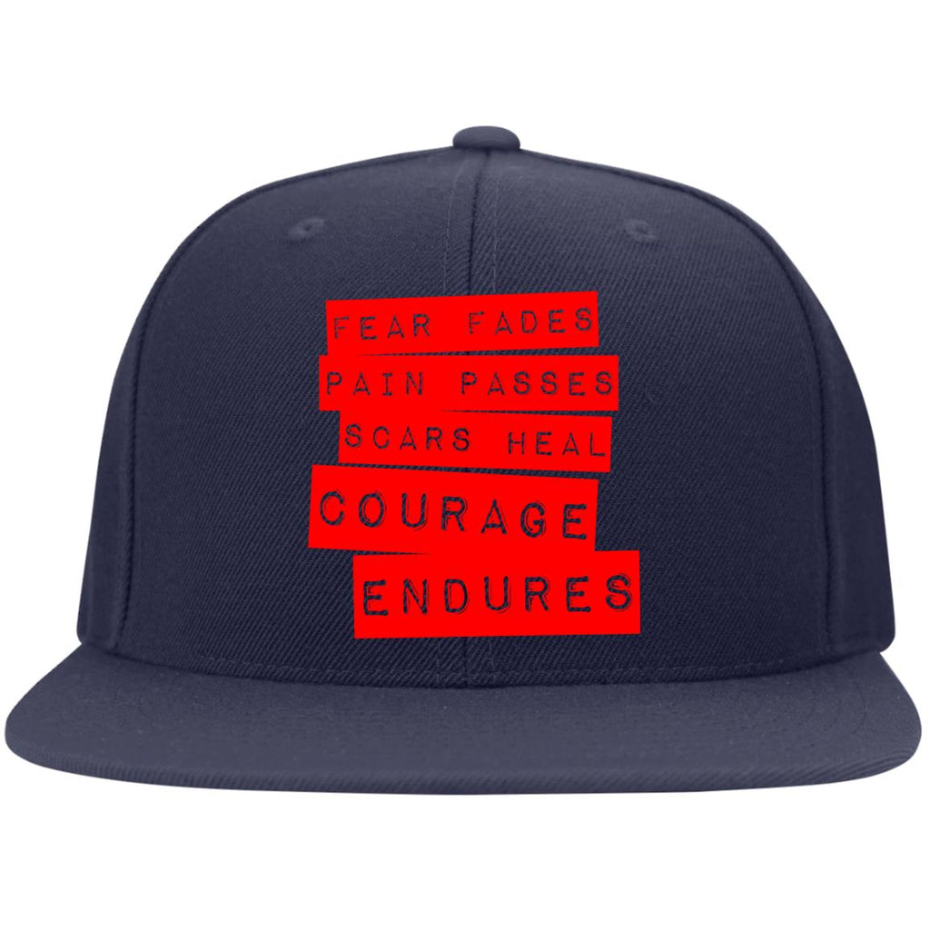 CE QUOTE Flat Bill Twill Flexfit Cap