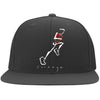 Running with Courage Men's Flat Bill Twill Flexfit Cap